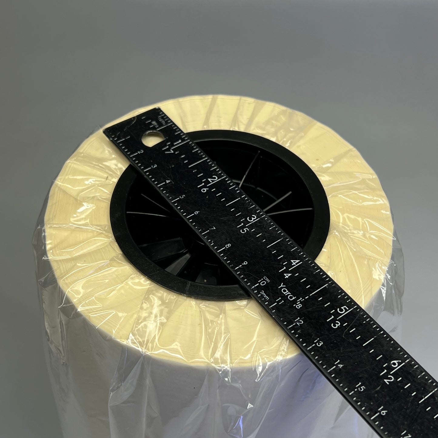 R TAPE (2 PACK) Heat Resistant Smooth Paper Pallet Tape 18" X 100 YD White 4350