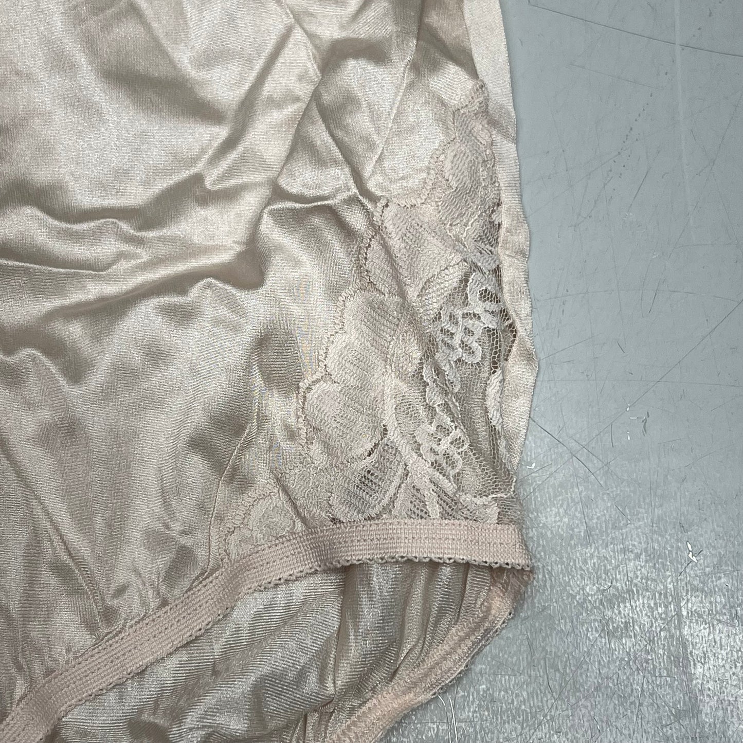 ZA@ VANITY FAIR (3 PACK SET) Perfectly Yours Lace Nouveau Brief Panty Women's Sz XL Fawn 13011 B