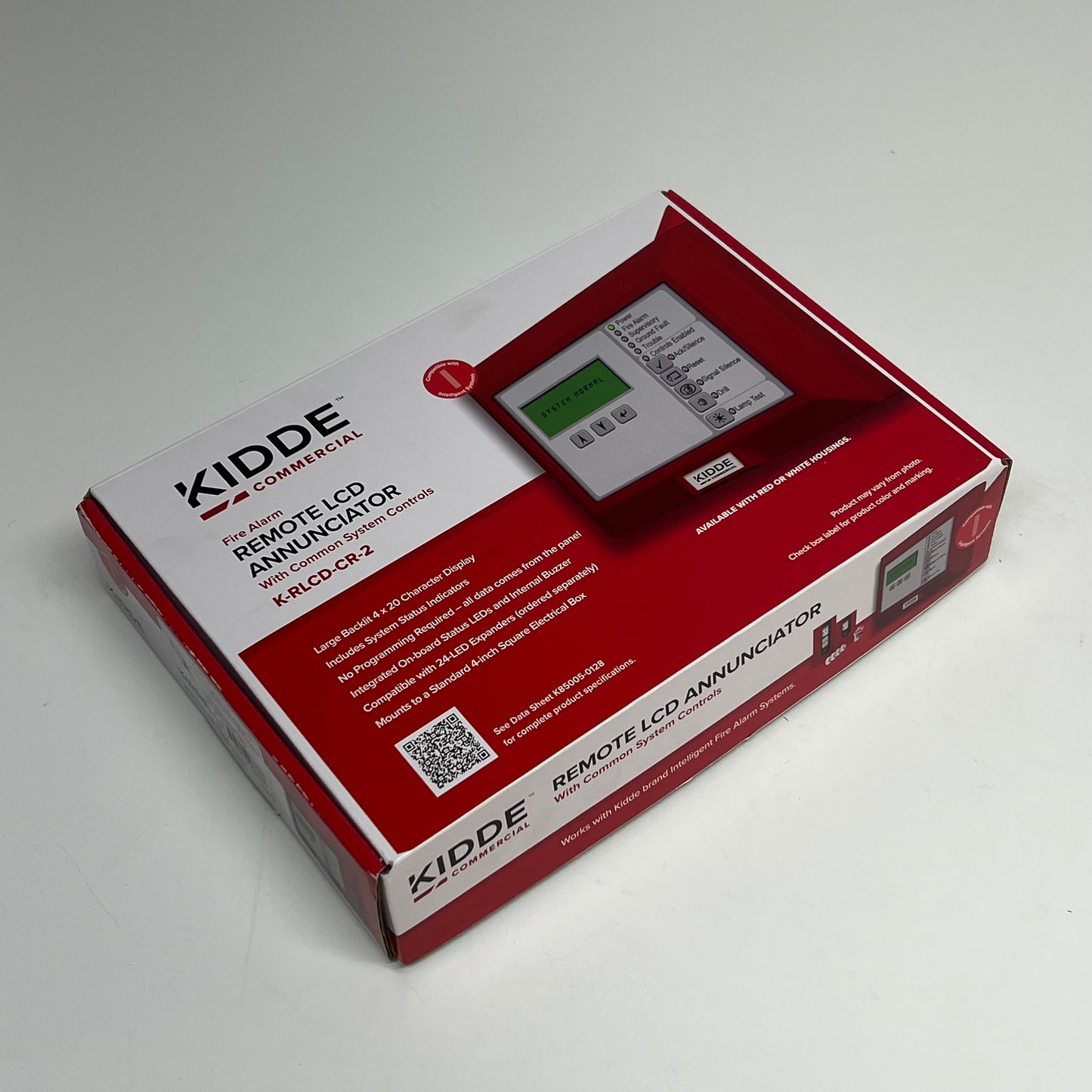 KIDDIE Fire Alarm Remote Lcd Annunciator 4x20 Backlit LCD Display K-RLCD-CR-2