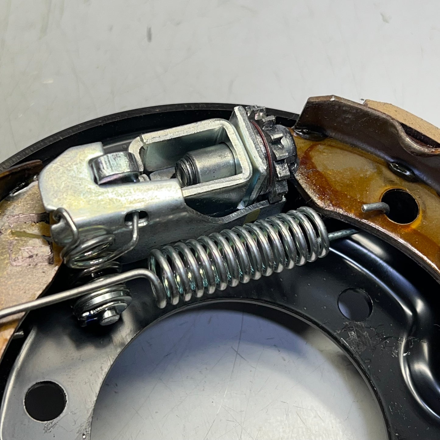 EZGO Left Rear Drum Brake Assembly 2009-25 Cable Models 160mm Dia OEM 612211