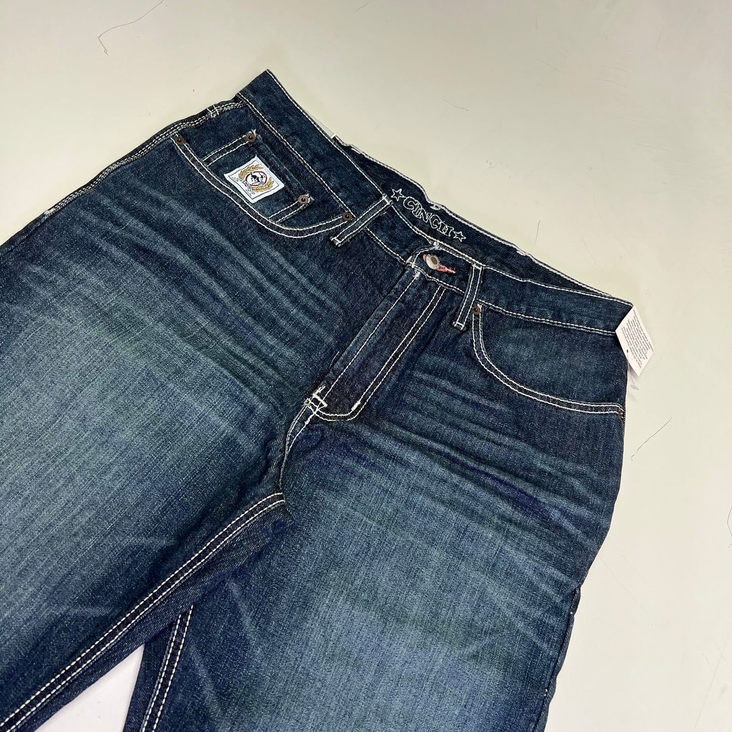 CINCH Relaxed Fit White Label Jeans Men's Sz 38 X 36 Stonewash Indigo MB92834019