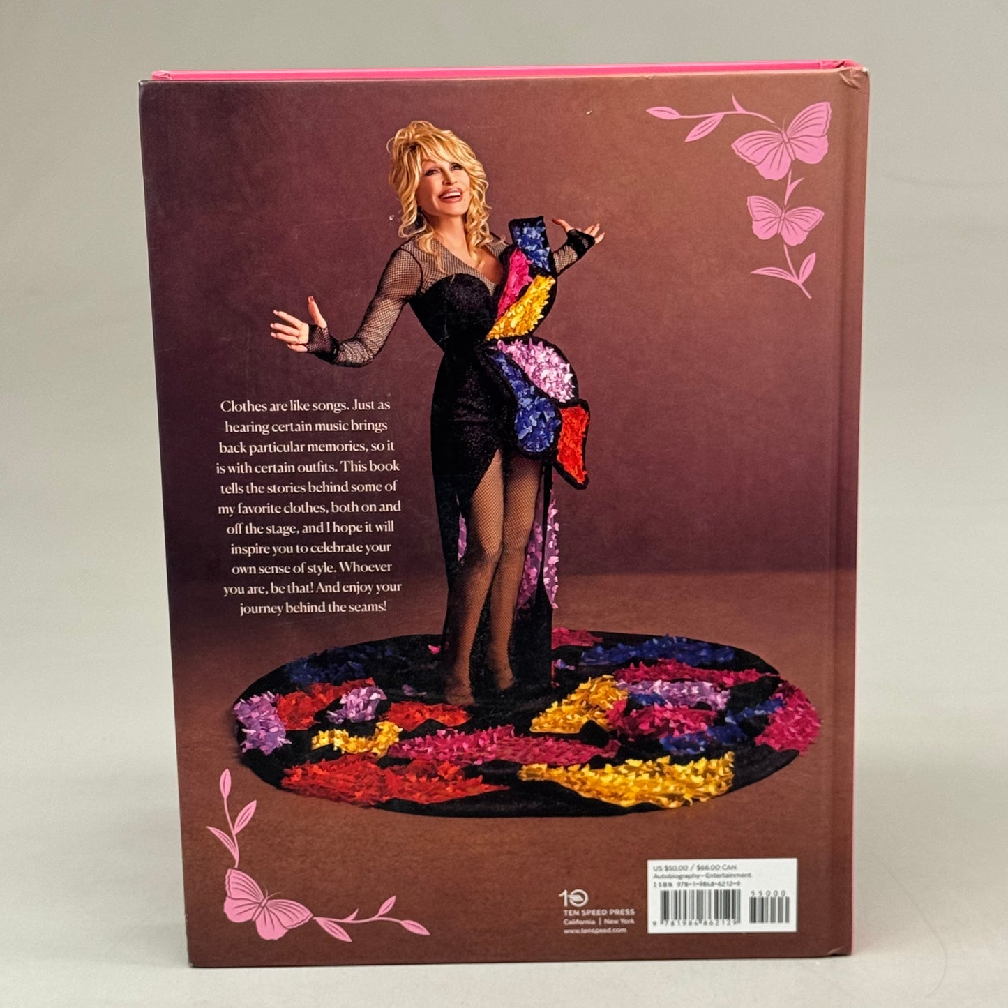 TEN SPEED PRESS (Hardcover) Dolly Parton Behind the Seams Dolly Parton Holly George-Warren