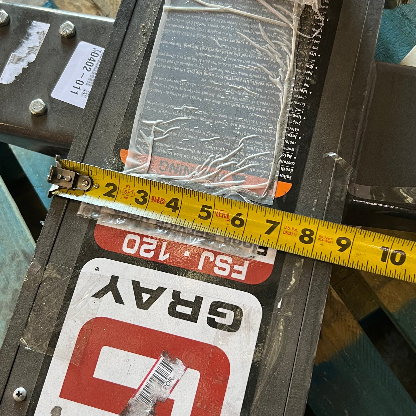 GRAY Trolley Air/Hydraulic Floor Jack FSJ-120 12000 Capacity (New Other)