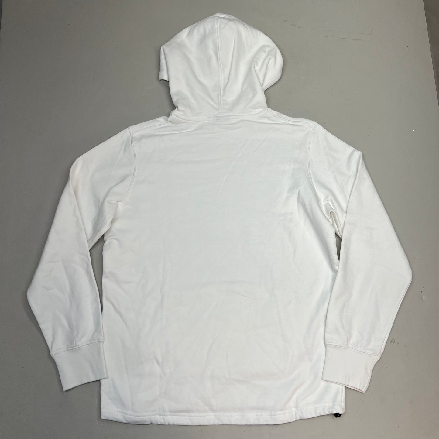 MONSTERCAT Synch Waist Hooded Pull Over Logo Hoodie Men's Sz M White/Black