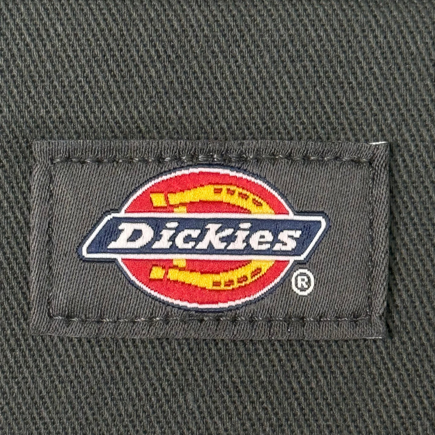 DICKIES Loose Fit Twill Work Shorts 13" Inseam Men's Sz 32 Charcoal Grey 42283CH