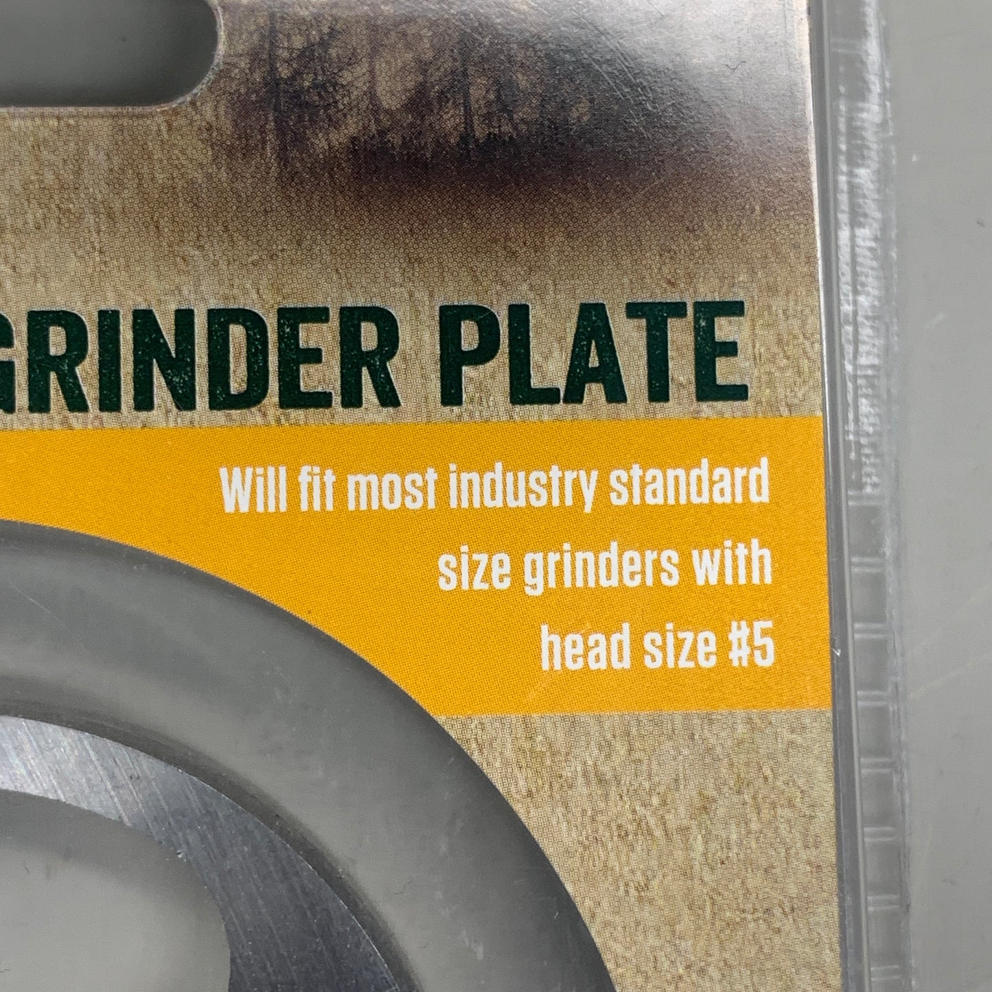 LEM Grinder Stuffing Plate #5 2-1/8" Diameter Stainless Steel 787SS