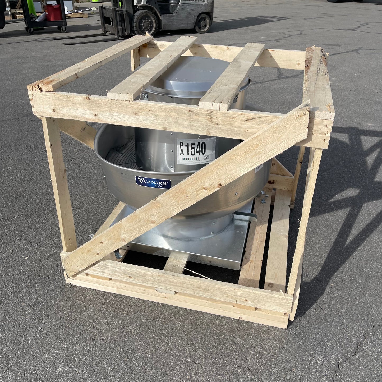 Z@ CANARM HVAC Belt Drive Upblast Exhauster ~140 lbs ALUMINUM ALX180UBT30100M