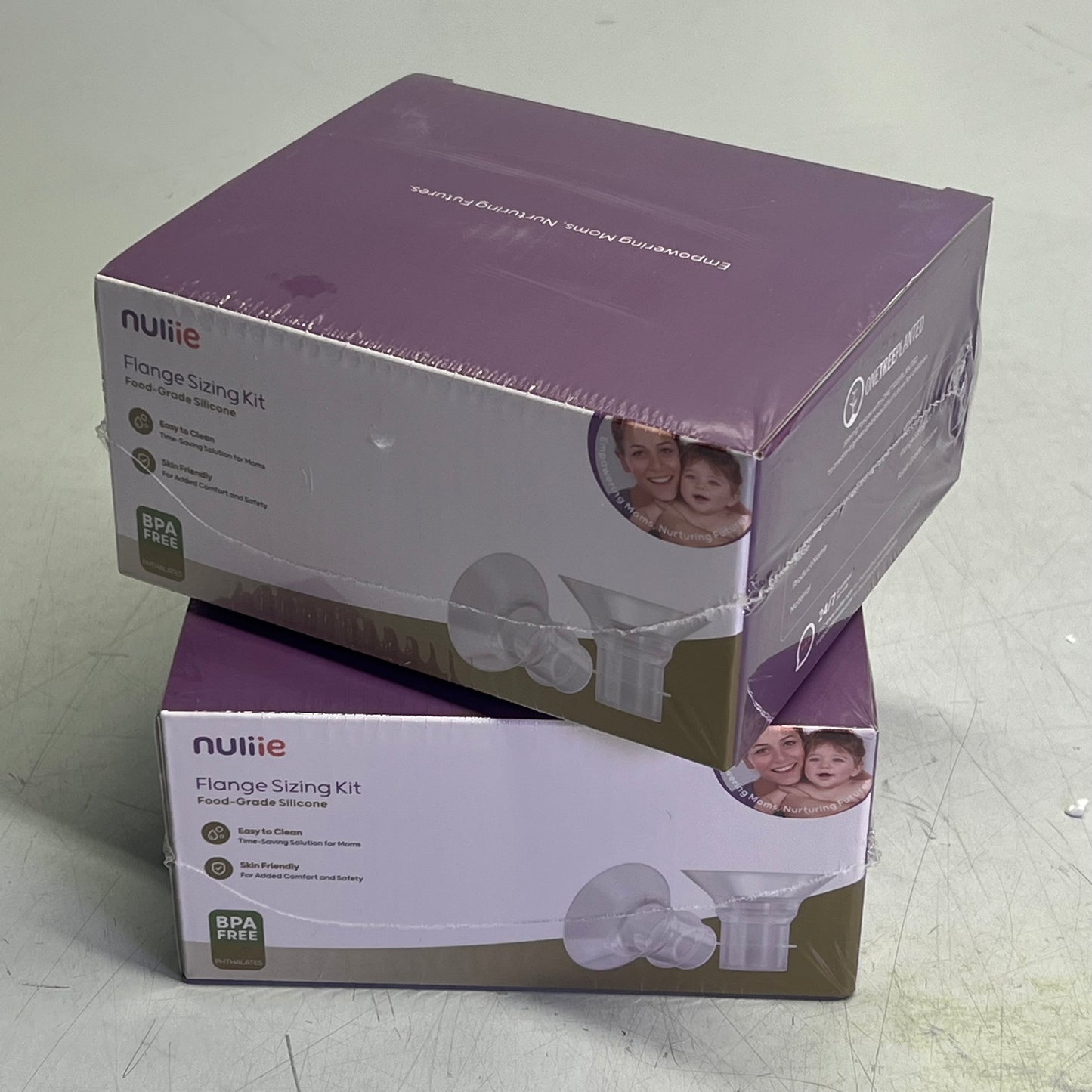 NULIIE (2 BOXES, 10 EACH) Silicone Flanges Insert Replacement Kit Multiple Sizes