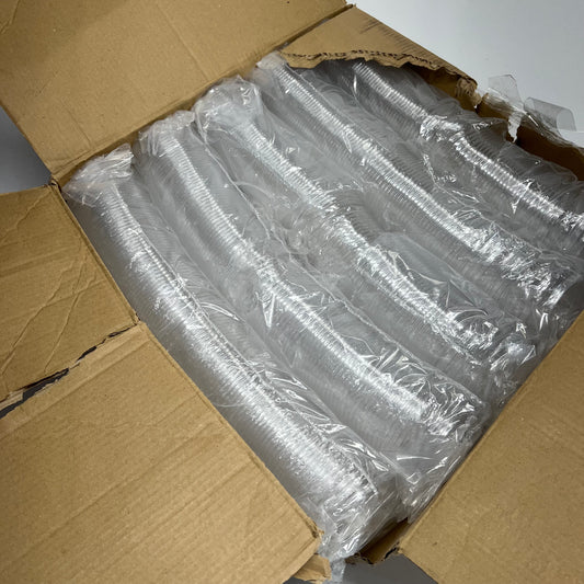 ZA@ HOT PACK (1000 PACK) Pet Flat Lid for Paper Cold Cup  Fits 16/20/22 oz  Clear CCFLID90 (As-is)