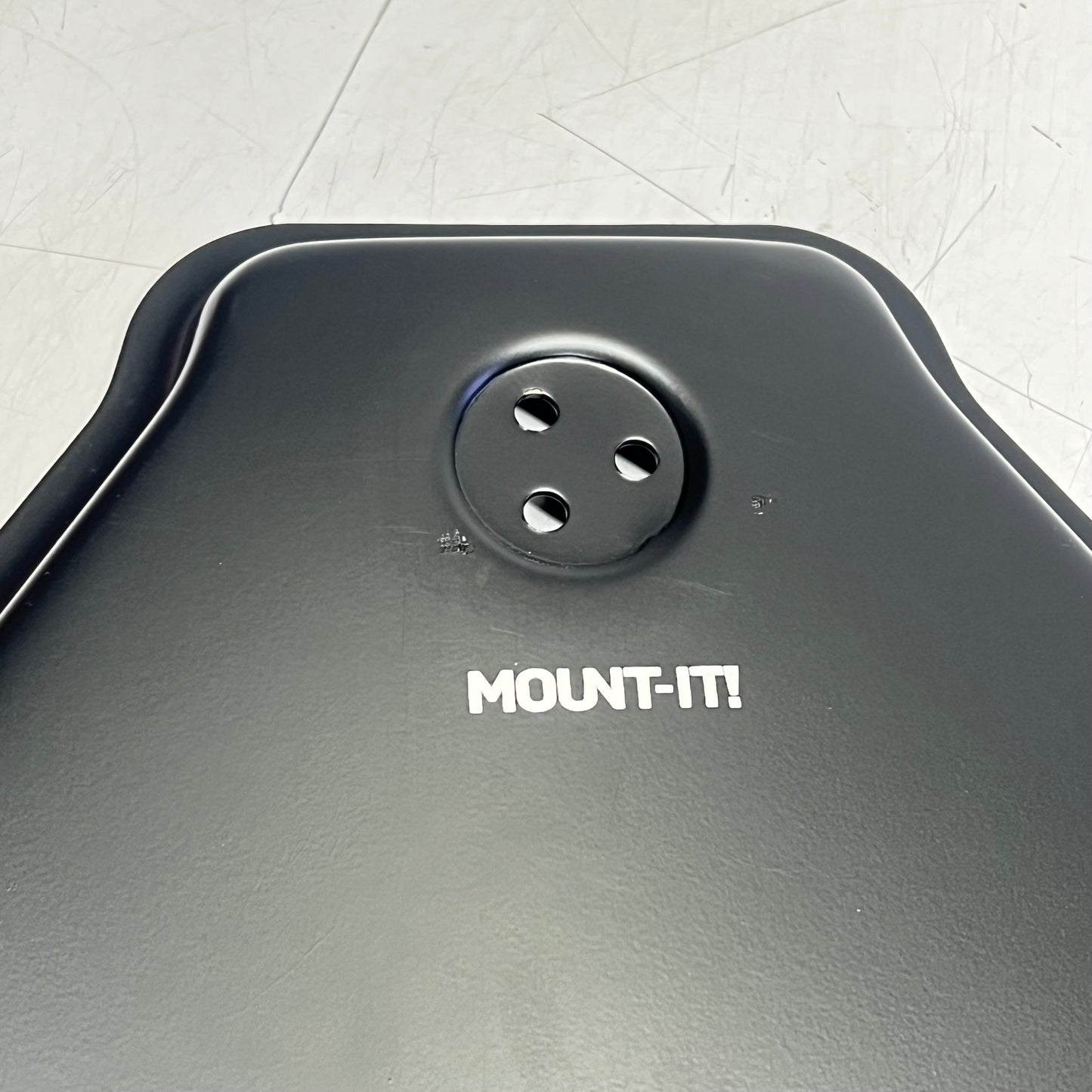 MOUNT-IT Adjustable Tilting, Swiveling Monitor Desk Mount Stand Black MI-1757