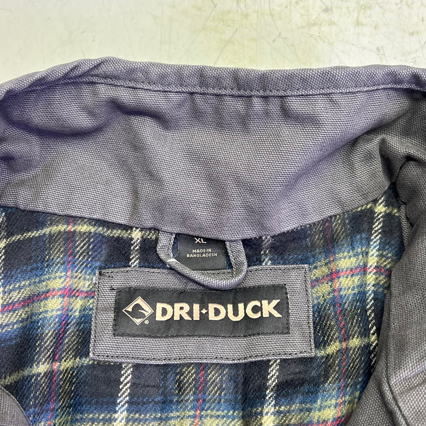 DRI DUCK Canvas Comfort Maverick Workman Jacket Men's Sz XL Charcoal 5028