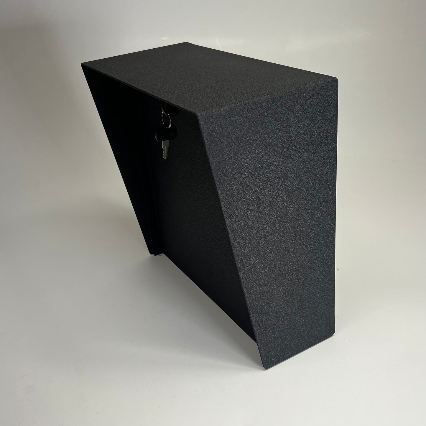 PEDESTAL PRO Square Carbon Steel Housing For Low Voltage 12" Black MC-CS-12-E