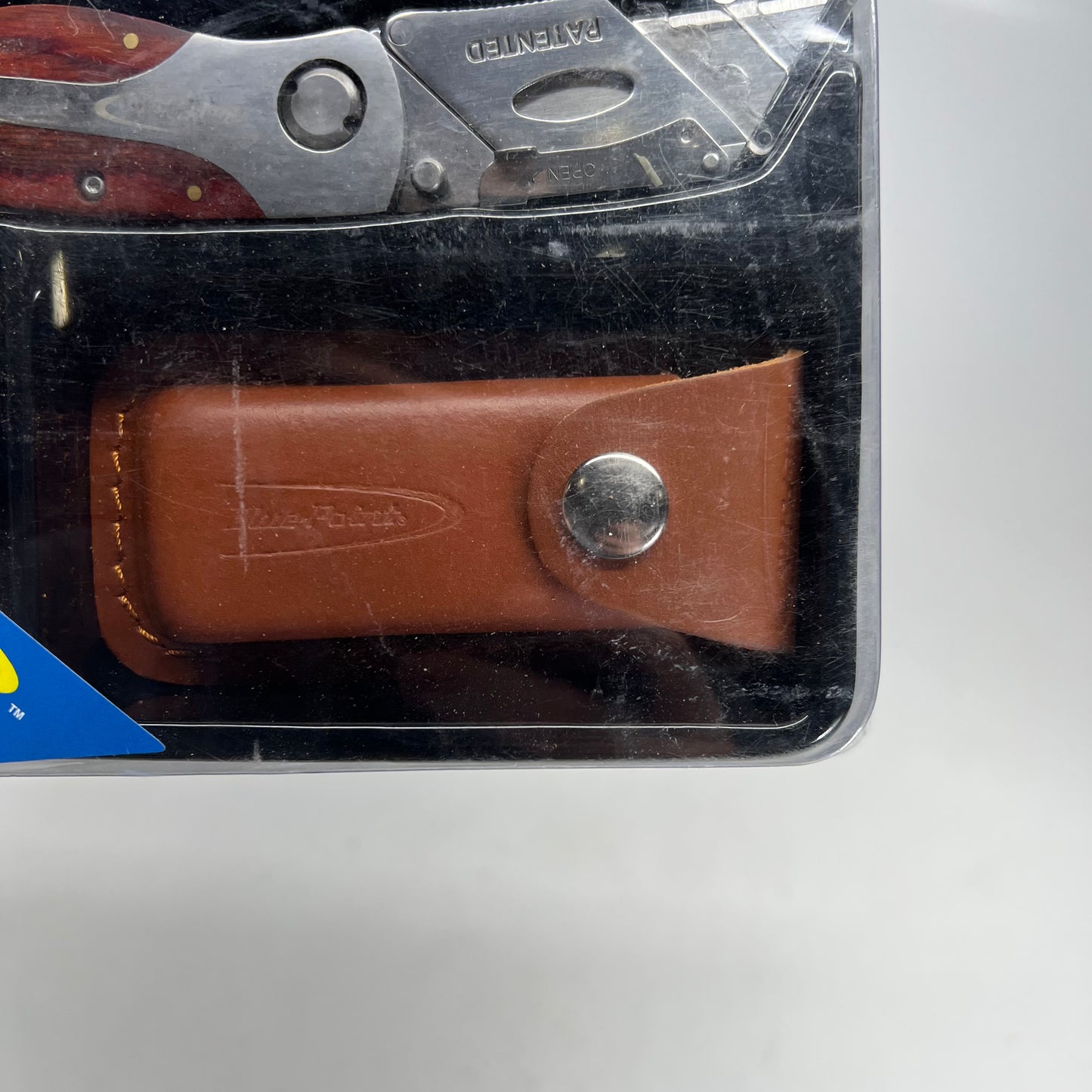 SNAP ON Blue Point Compact Folding Lock Back Utility Knife Brown/ Silver LBUK1