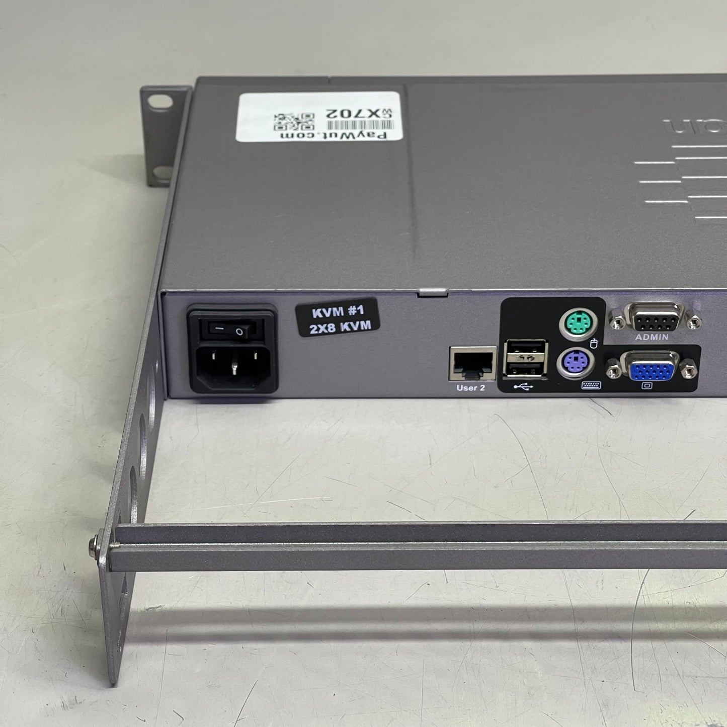 RARITAN MasterConsole CAT28 KVM Switch MCCAT28 (Used, Working)