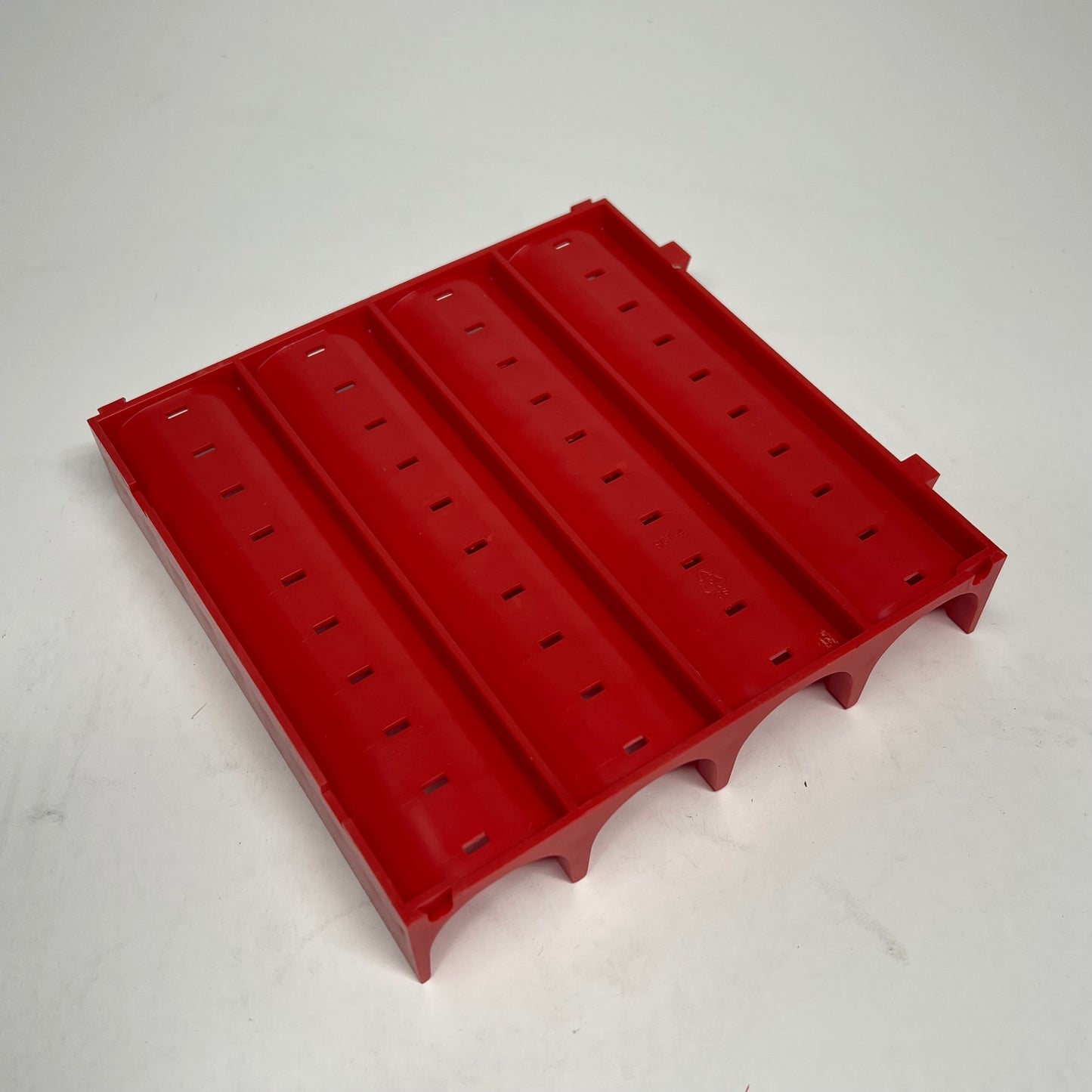 LISTA (6 PACK) Stanley Black & Decker Slotted Grooved Tray  6"x6" Red SGT-2-6