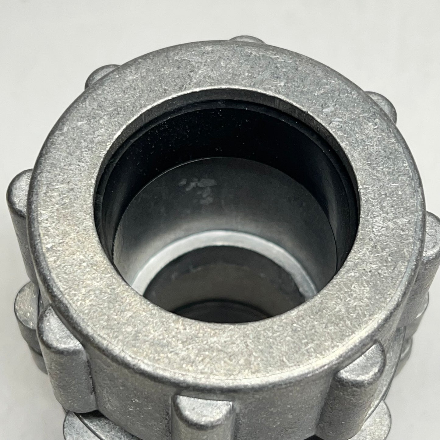 Quick Connect Fitting Dust Remover Pipe Connector Aluminum Alloy 3" Silver