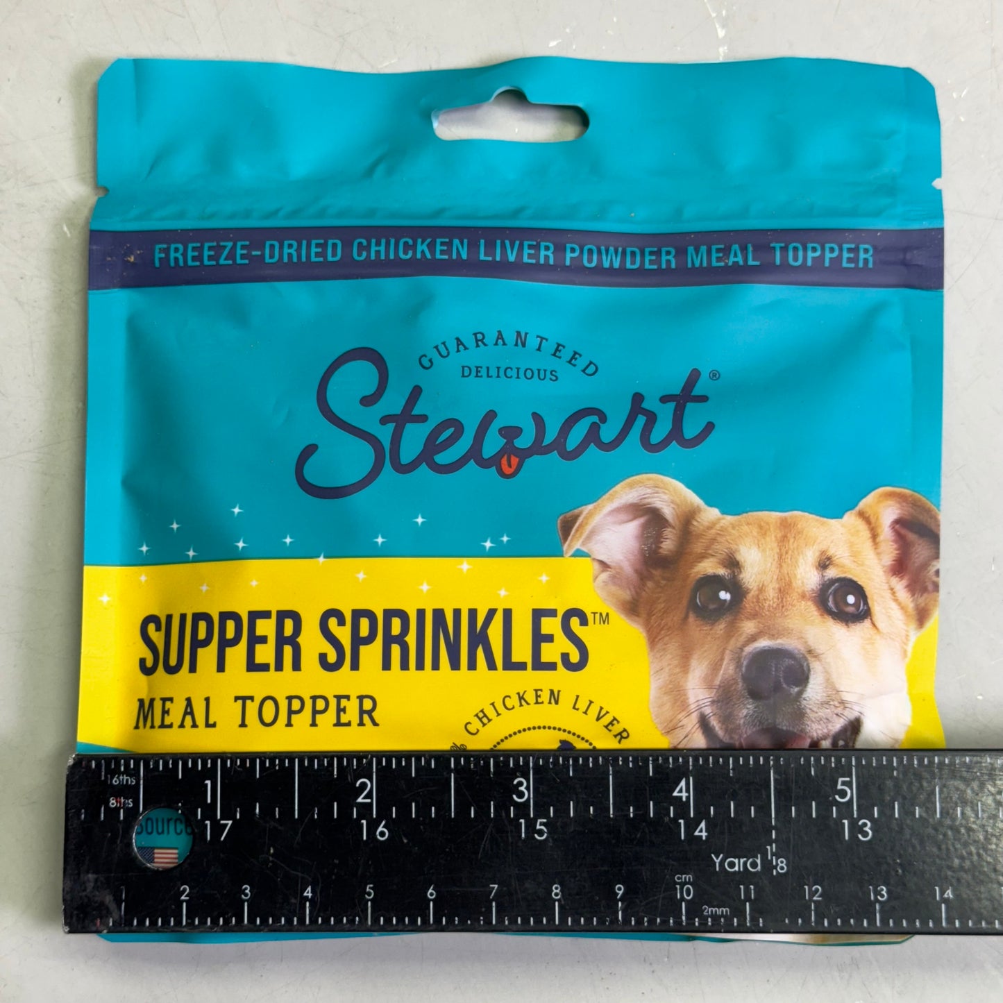 STEWART (12 PACK) Supper Sprinkles Chicken Liver Meal Topper 2.5 oz BB 09/25