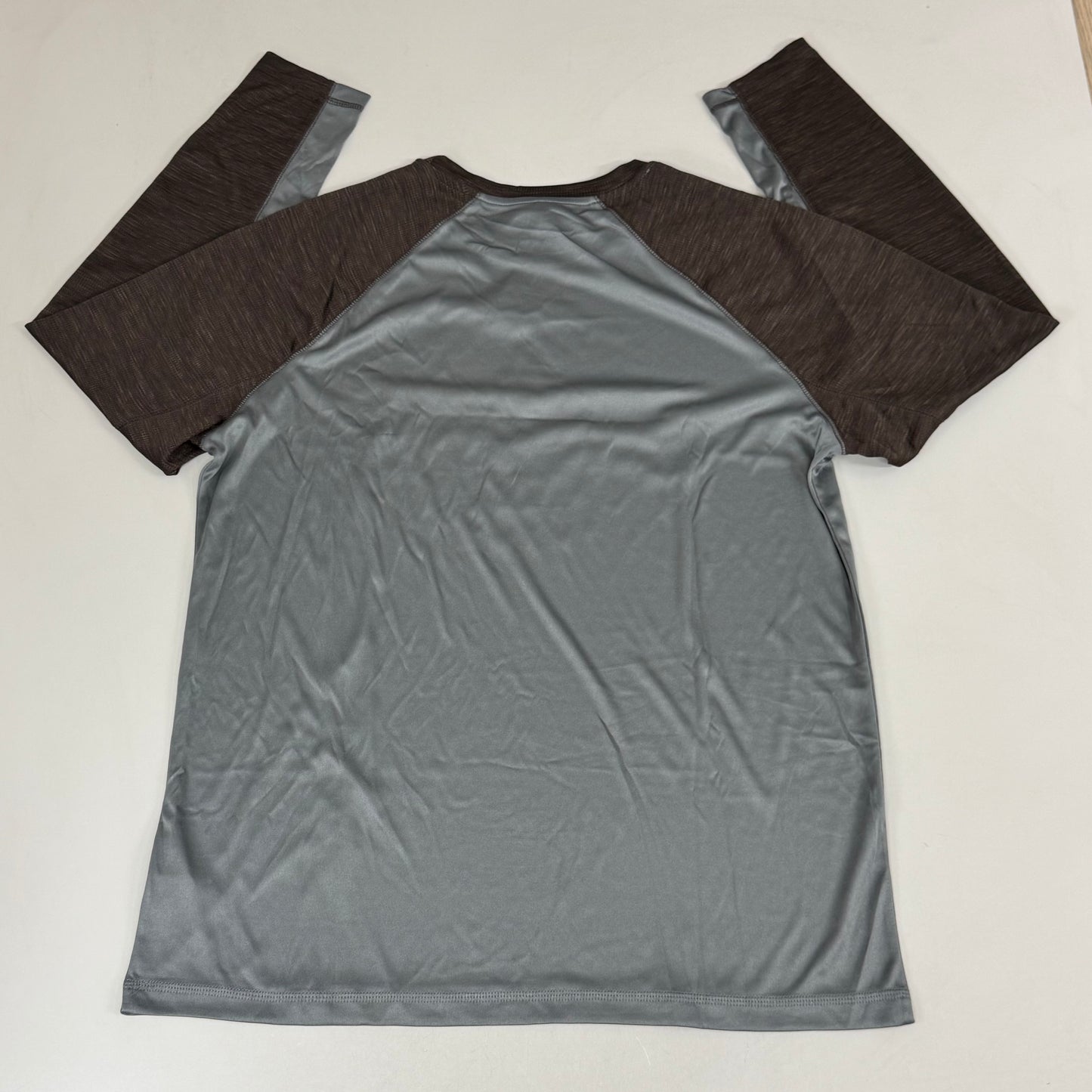 NFL Cleveland Browns Long Sleeve Shirt XL Brown/Grey 1802970 Established 1946