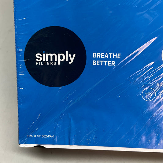 SIMPLY FILTERS (6 PACK) Air Filter MERV 8 For Home AC 14x14x1 White 101662-PA-1