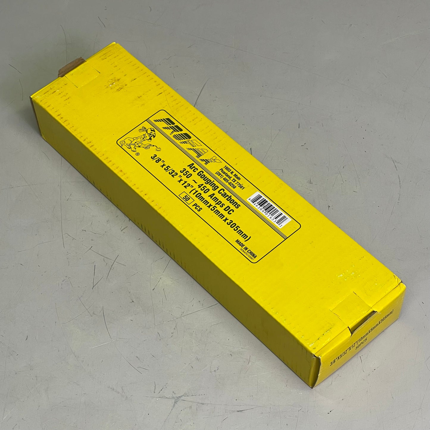 PROFAX (50 PK) Arc Gouging Carbons, 350~450 Amps DC 3/8"x5/32"x12" 00364OG103007