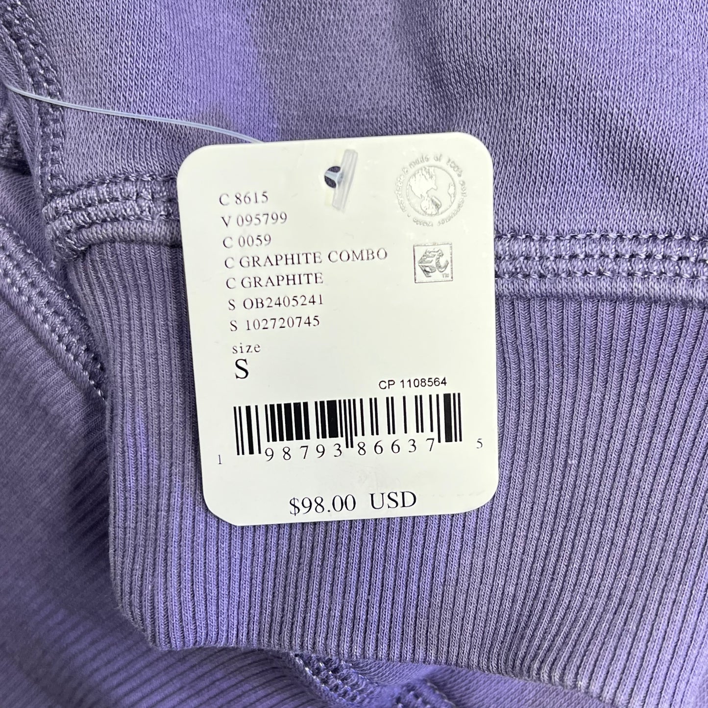 FREE PEOPLE MOVEMENT Slouchy Relaxed Fit Pullover Hoodie Women's Sz S Purple