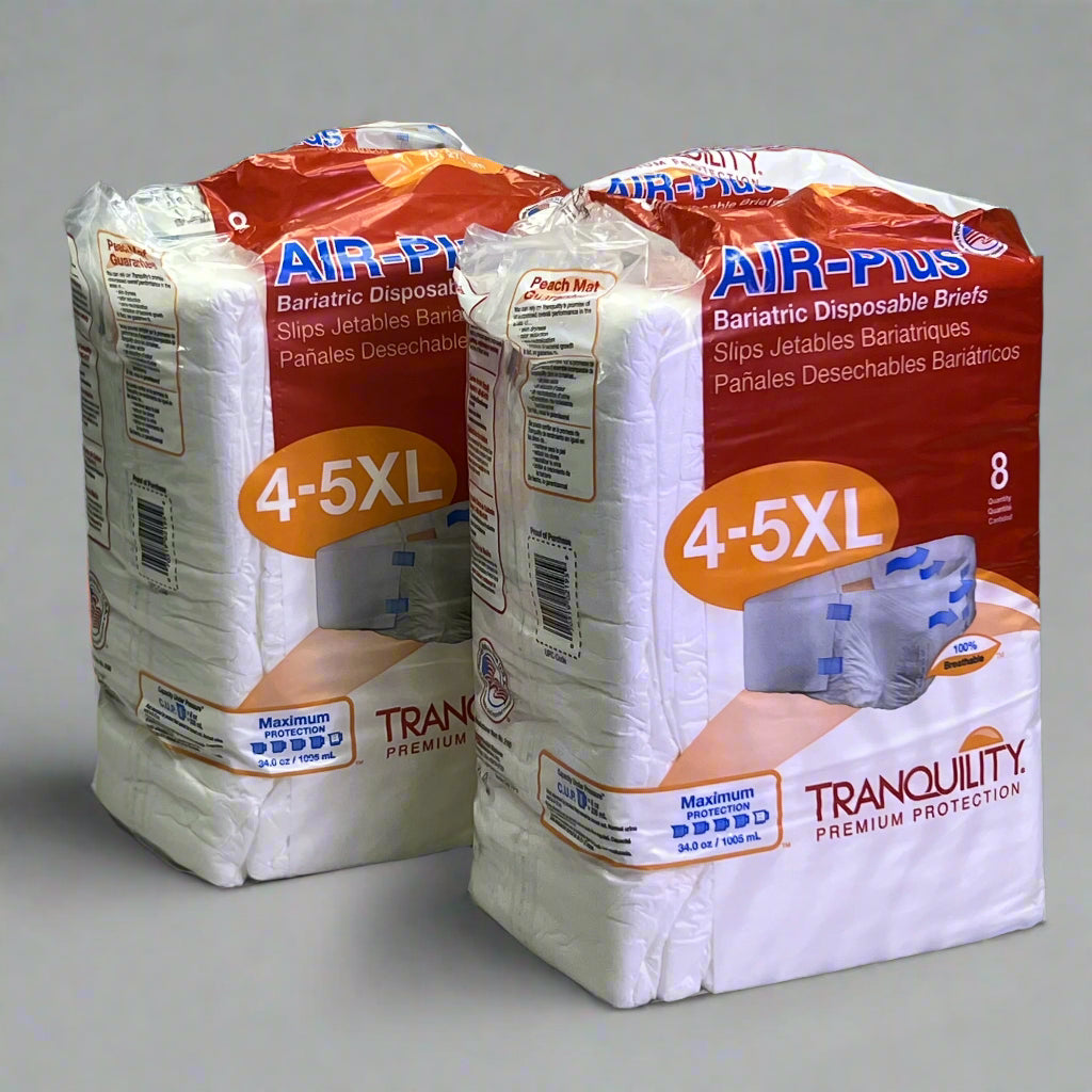 TRANQUILITY (2 PACK 16 Count) Disposable Overnight Underwear Size 4-5XL