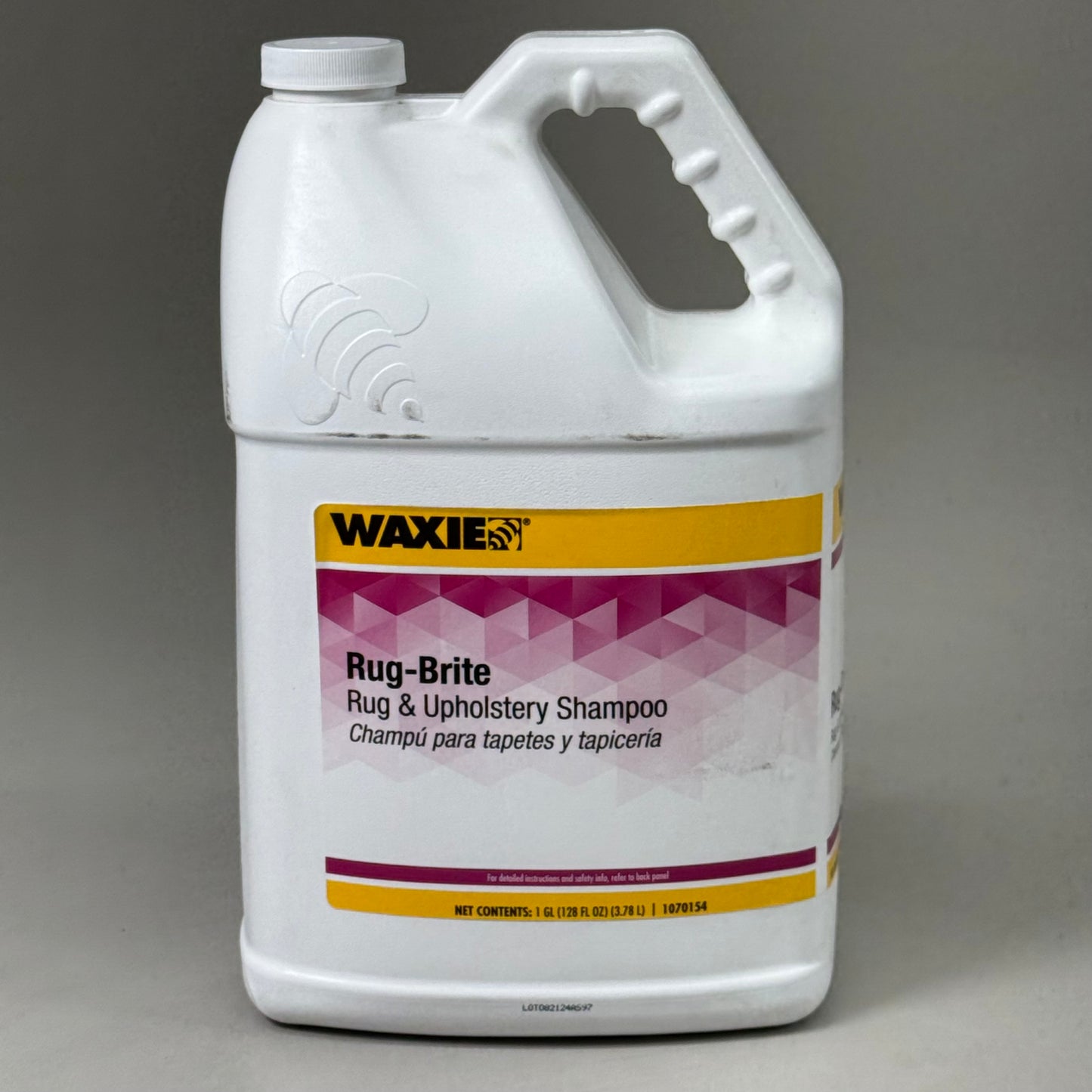 WAXIE (4 PACK!) Rug-Brite Rug & Upholstery Shampoo 1 Gal Each White 1070154