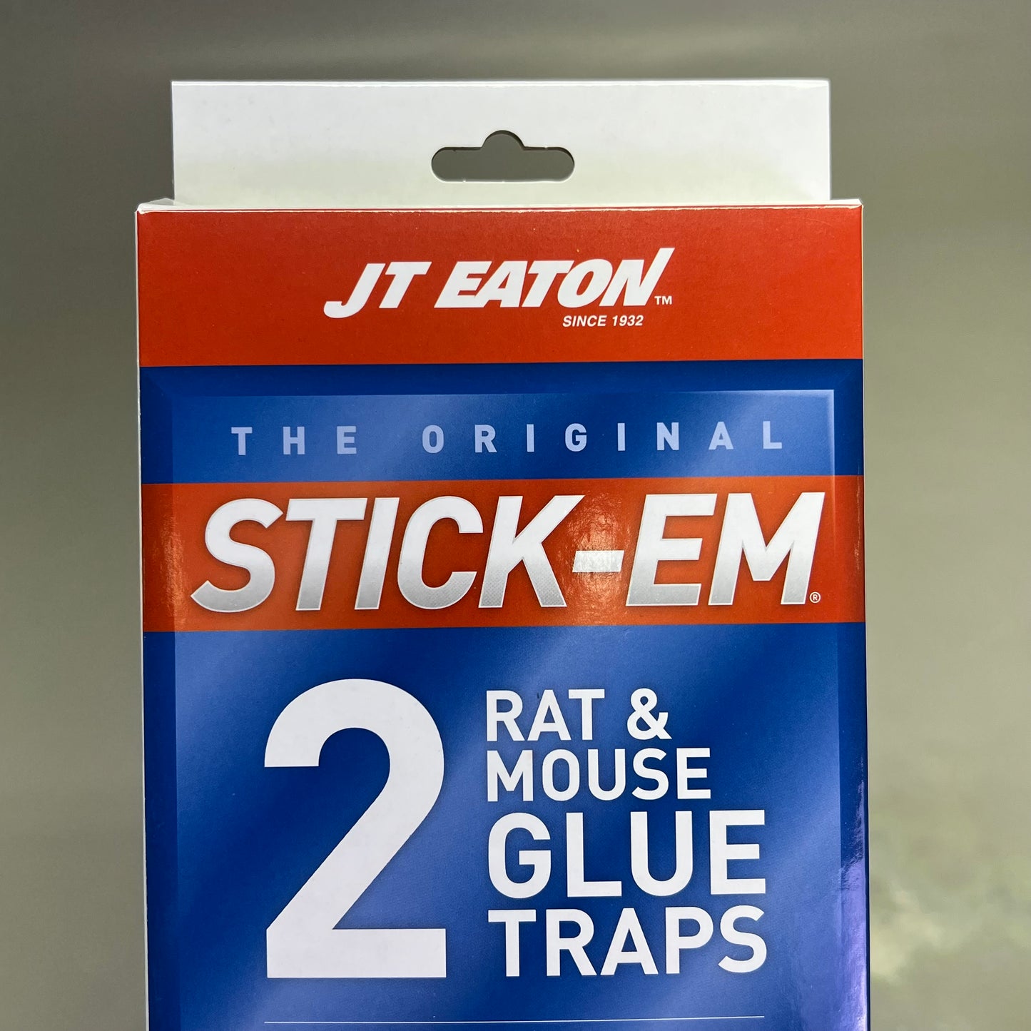 ZA@ JT EATON (6 PACK, 2 TRAPS EACH) The Original Stick-Em 2 Rat Glue Traps 155N