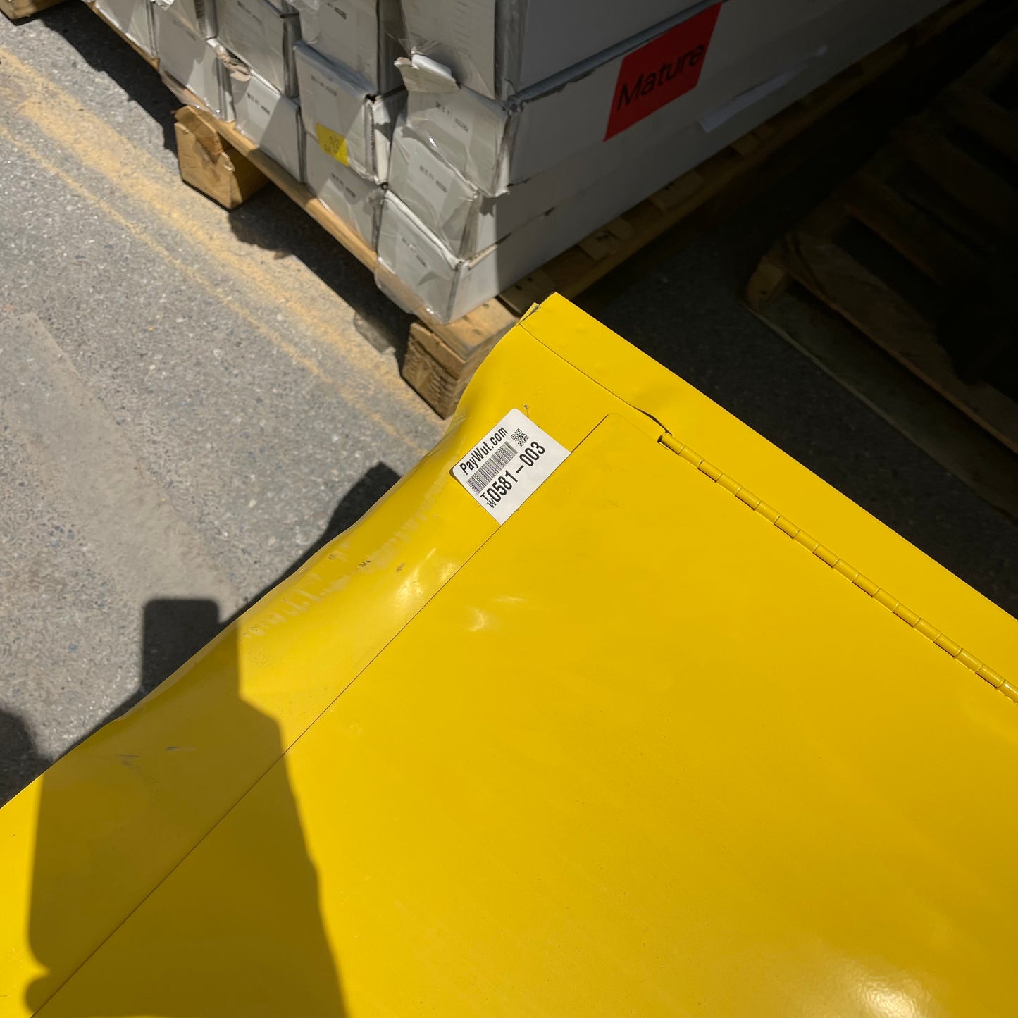 Z@ JUSTRITE Sure-Grip EX Flammable Liquid Storage Cabinet 45 Gal Capacity 65"x43.5"x18" 894520 (AS-IS)