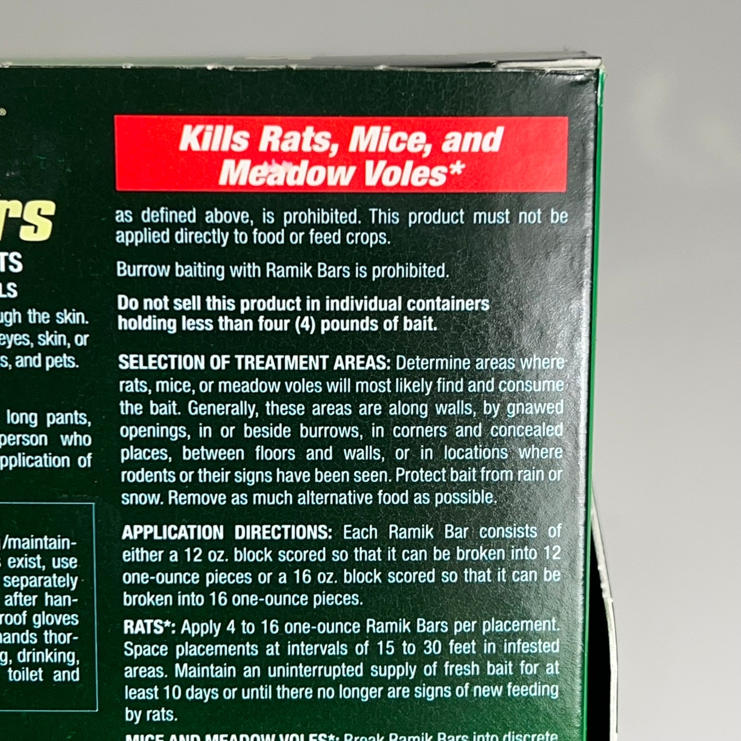 ZA@ NEOGEN All Weather Ramik Bars Fish Flavored for Rats  4lbs  Light Brown 116334