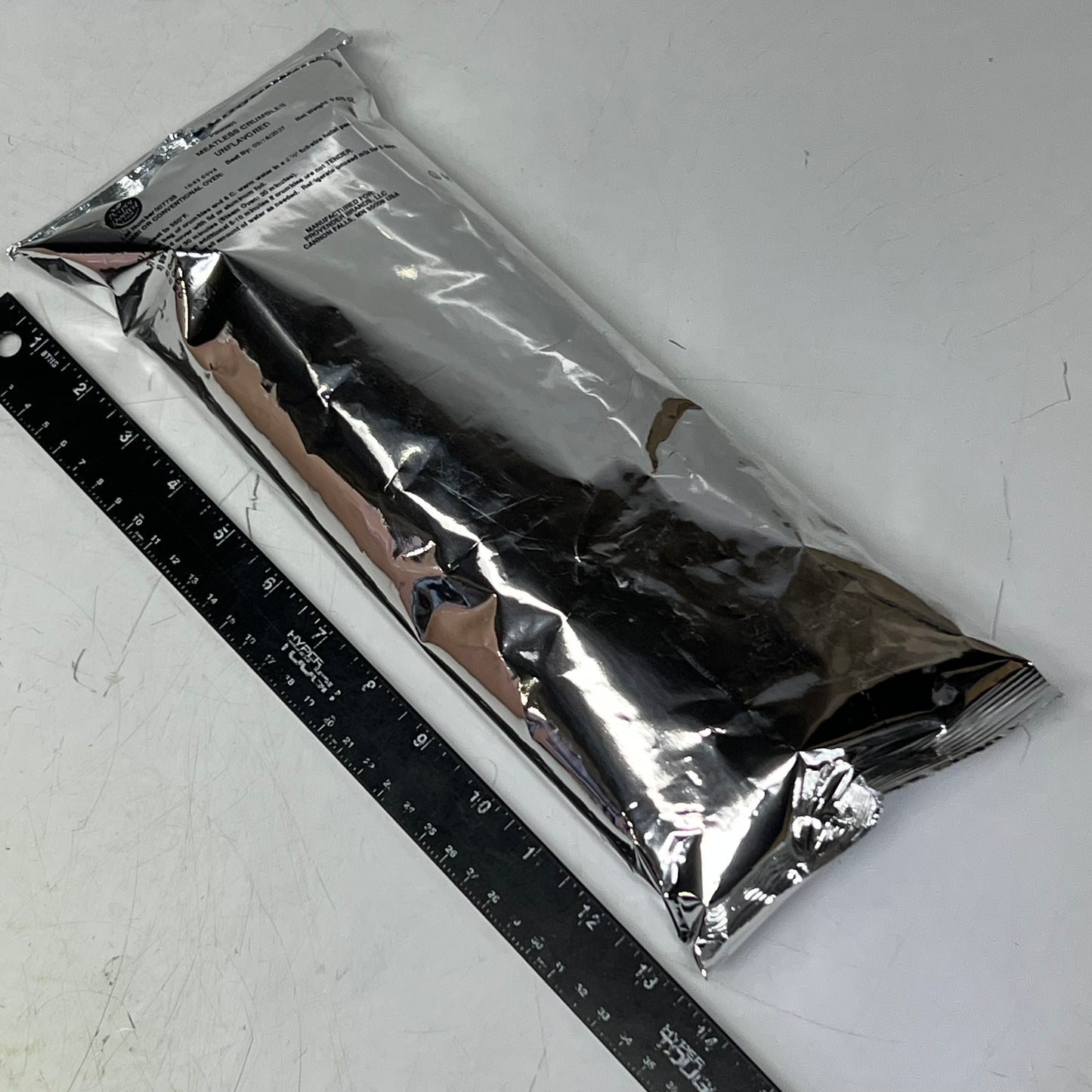 DEEPLY ROOTED FARMS (8 PACK) Meatless Crumbles Unflavored 9.8 oz BB 03/27 PB00601 (New Other, Distressed Box)