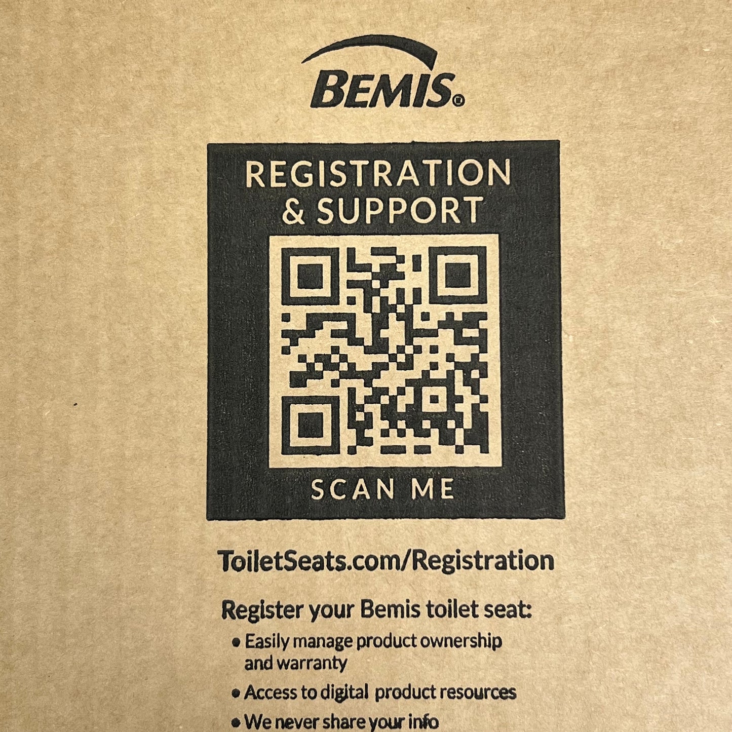 BEMIS Elongated Toilet Seat Sz 17"L x 13.5"W, 1843SLOW 000