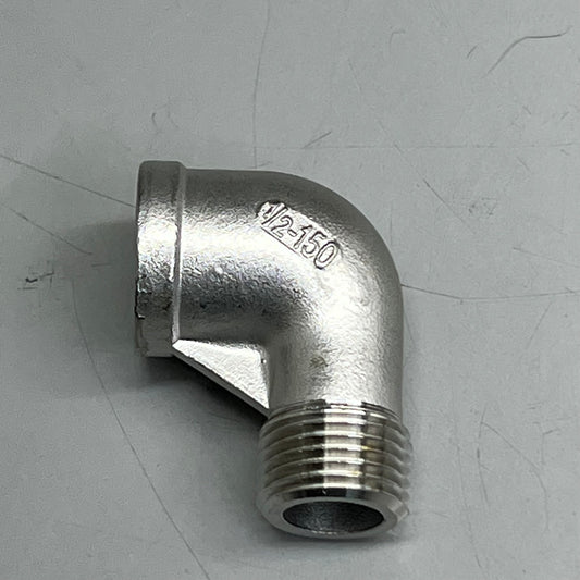 DERNORD (10 Pack) Stainless Steel Street Elbow 1", 3/4" Silver 17424 (MATURE, DO NOTHING)