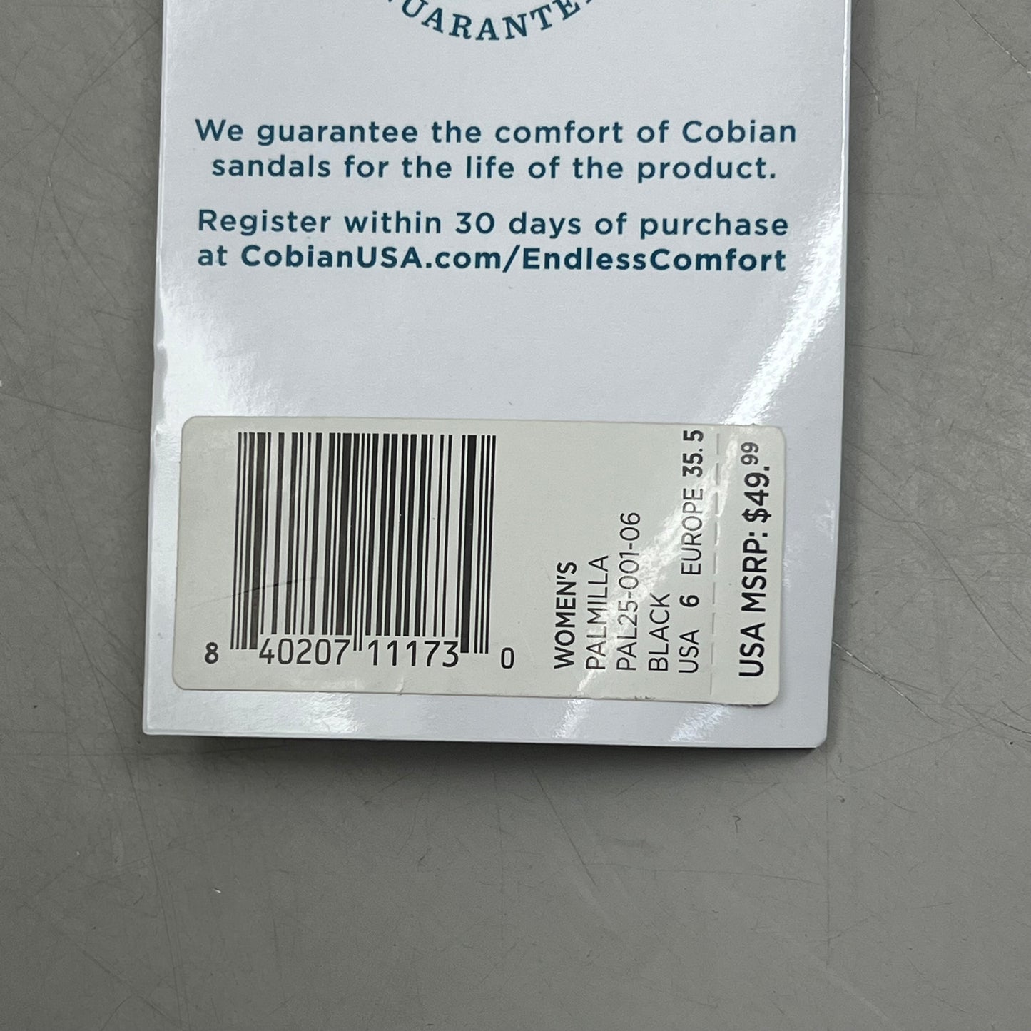 COBIAN Palmilla Braided Synthetic Leather Strap Sandals Women's Sz 6 EU 35.5 Black PAL25-001-06