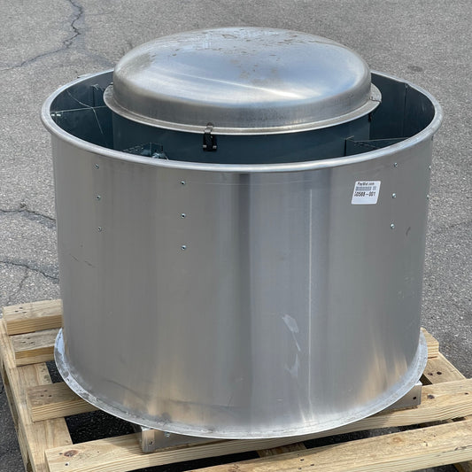 Z@ NAKS Centrifugal Upblast Exhaust Fan, 28B Belt Driven 20260408 (New)