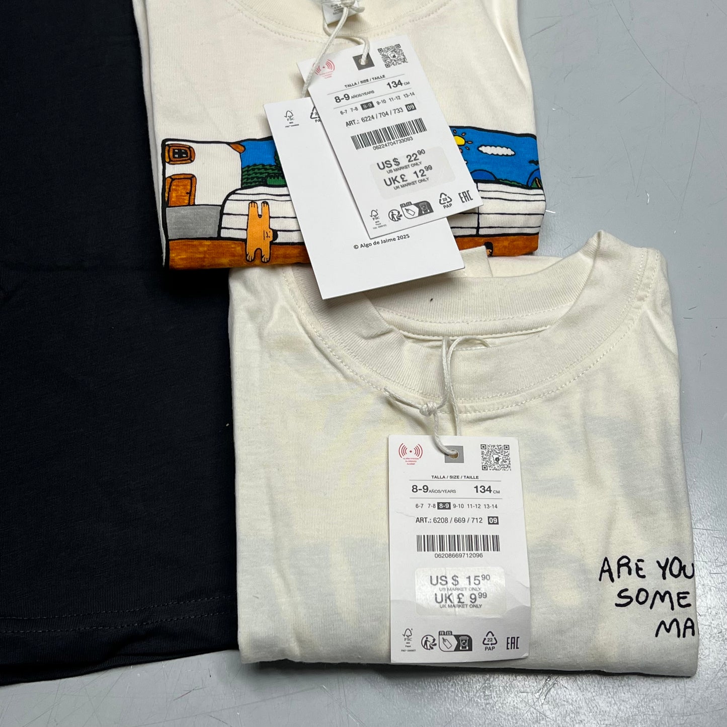 ZA@ ZARA Lot of  Kids Clothing Tee-Shirts, Jeans & Shorts Boy's Assorted Sizes