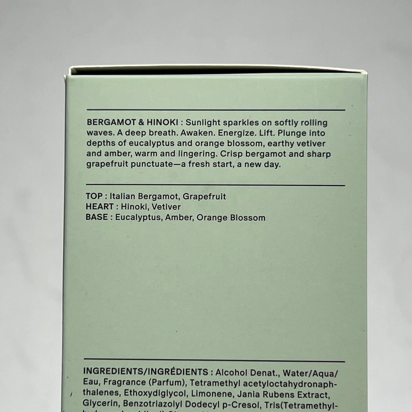 SALT & STONE Body Fragrance Mist Bergamot & Hinoki Scent 3.4 Fl Oz 10327253
