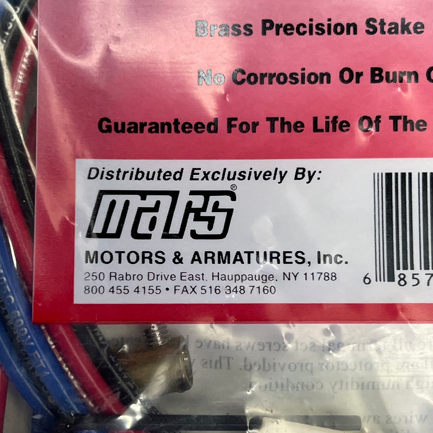 MARS Compressor Stake On Repair Kit 600 V 3 Wire 10 Gauge Red/Blue/Black 86388