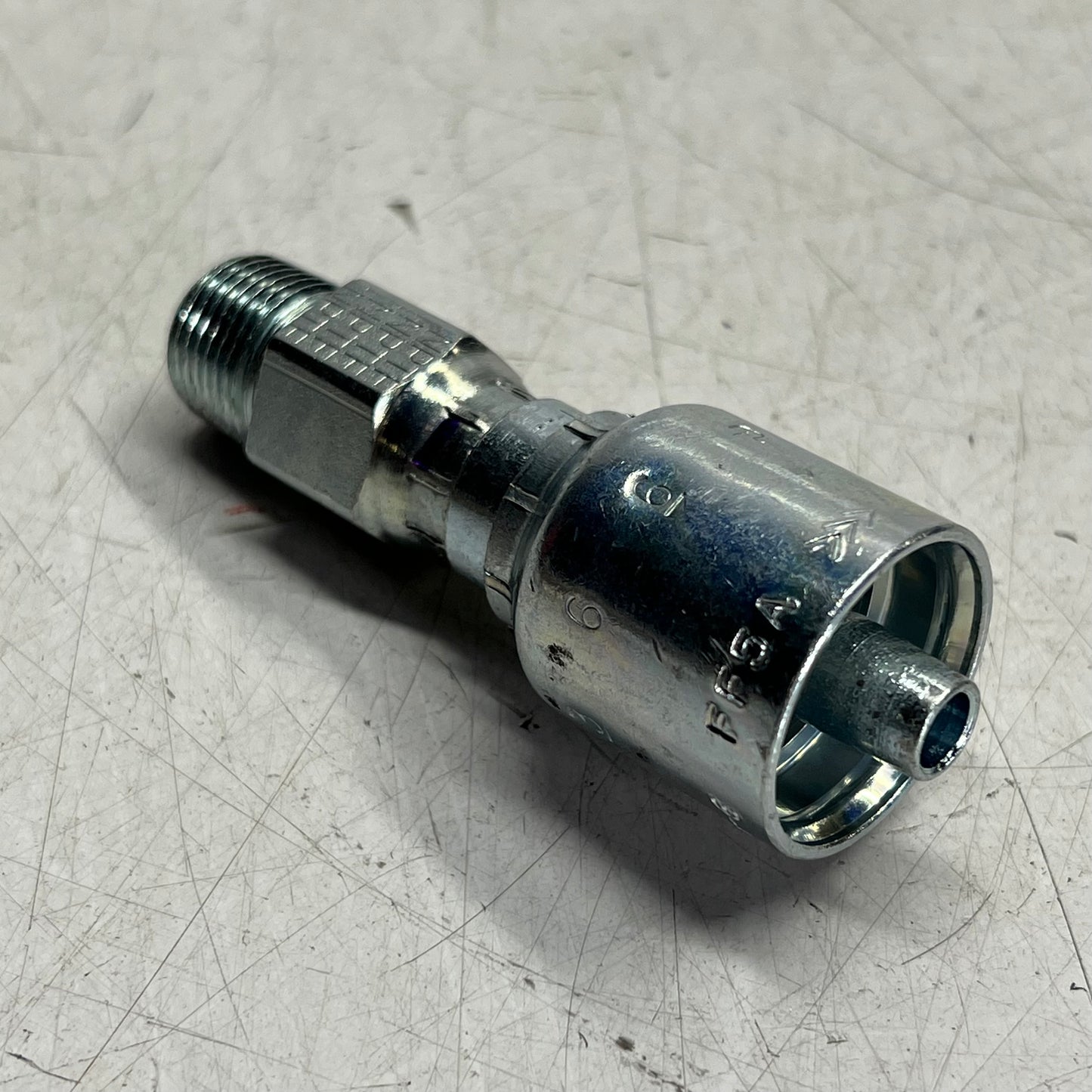 PARKER (4 PACK) Hannifin Hydraulic Hose Fitting Steel 3/8 Thread KP81354
