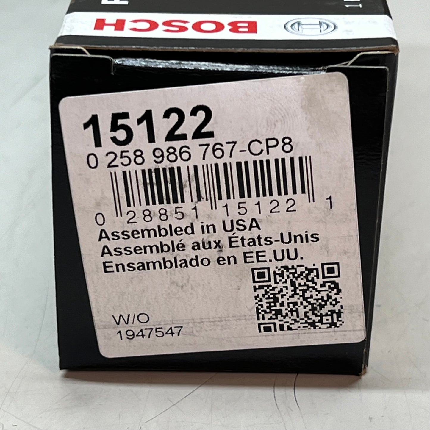 BOSCH Oxygen Sensor For Chrysler, Dodge & Jeep Models 15122