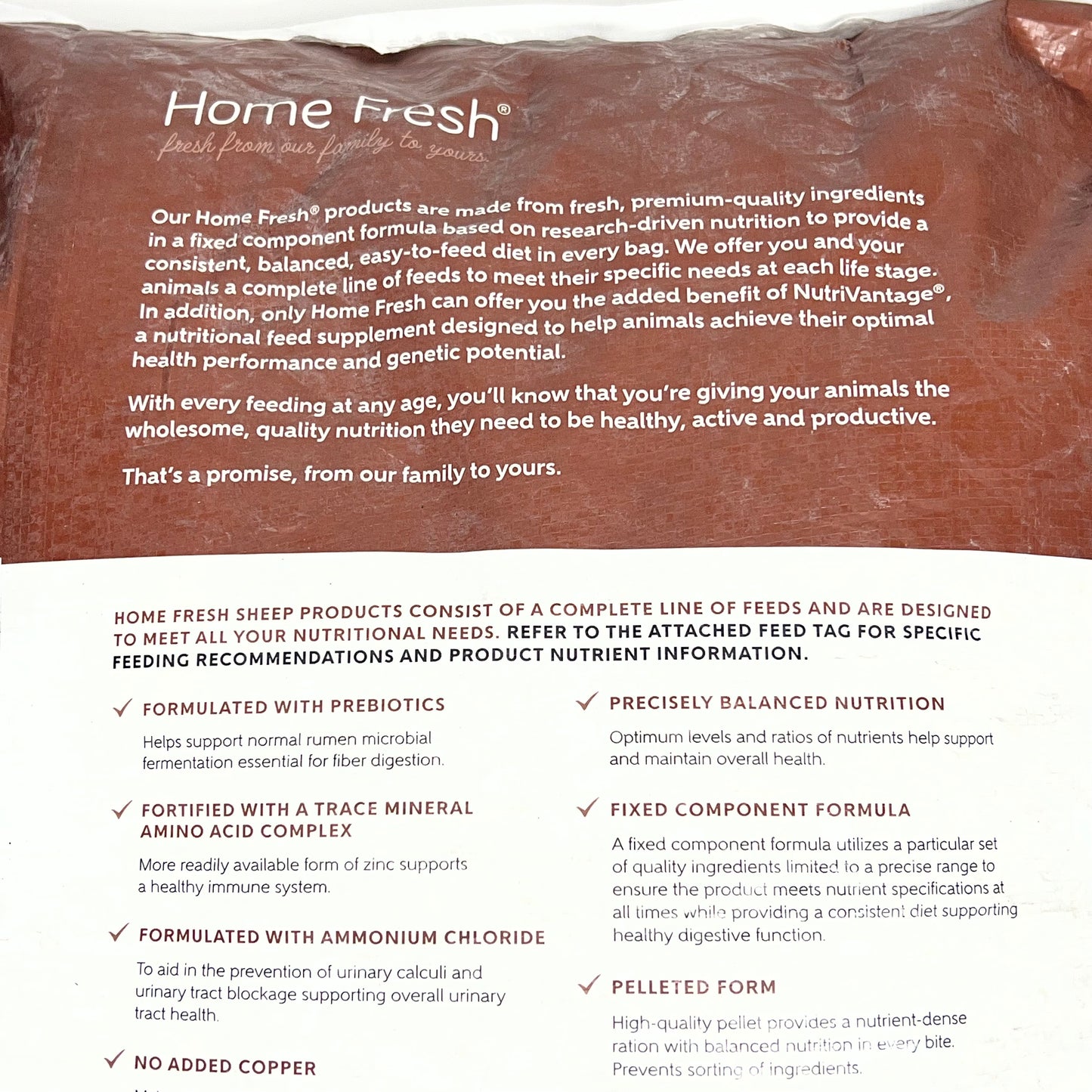 ZA@ KENTS Home Fresh Shepard 16 Sheep Feed Pelleted W/ Probiotics 50 Lb Bag