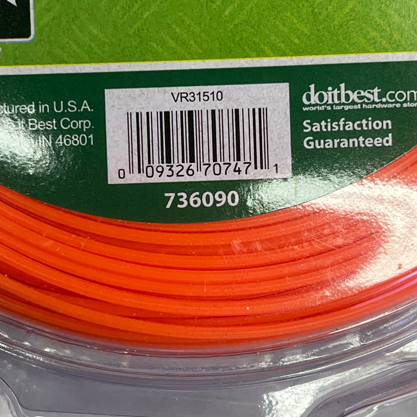 BEST GARDEN (2 PACK) Trim Line 7-Point Star Shape 271' Orange VR31510 736090