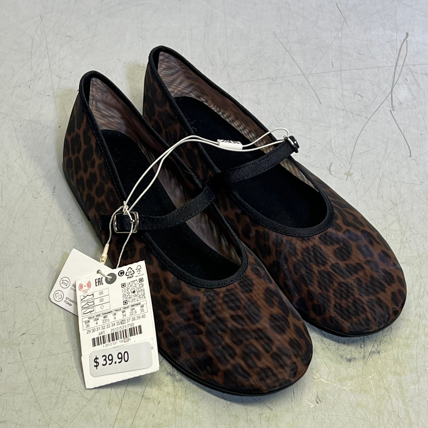 ZA@ ZARA Lot Of Assorted Shoes Sneakers, Sandal & Ballet Shoe Women's Sz 36