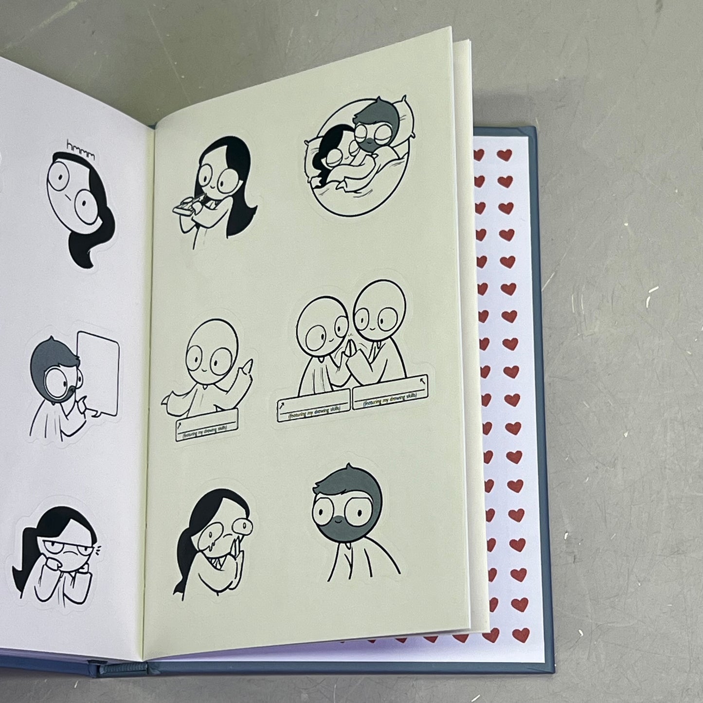 MY HEARTS CONTENT Hardcover Comic, Journal & Sticker Book By Catana Chetwynd