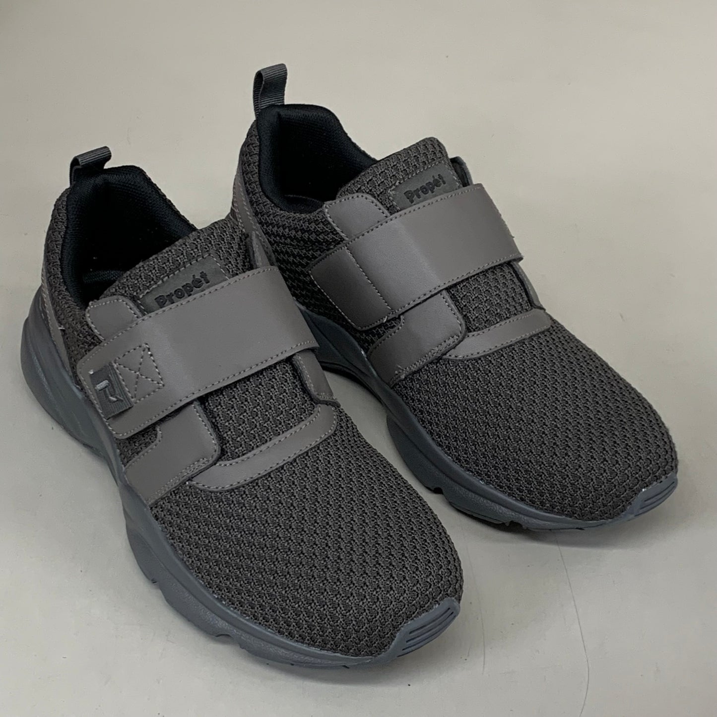 PROPET Stability X Strap Sneaker Shoes Men's SZ 8.5 Stone/Black MAA013MSTNM-08H
