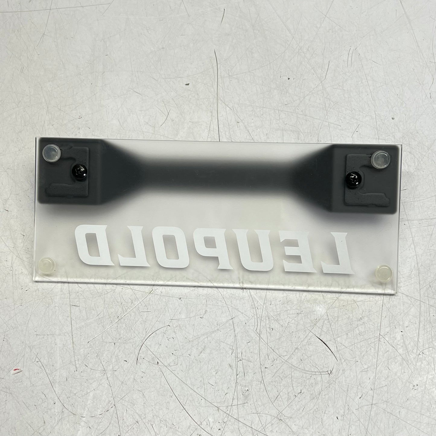 ZA@ LEUPOLD (5 PACK) Stand/handle Unknown  10"x4" Clear/Black