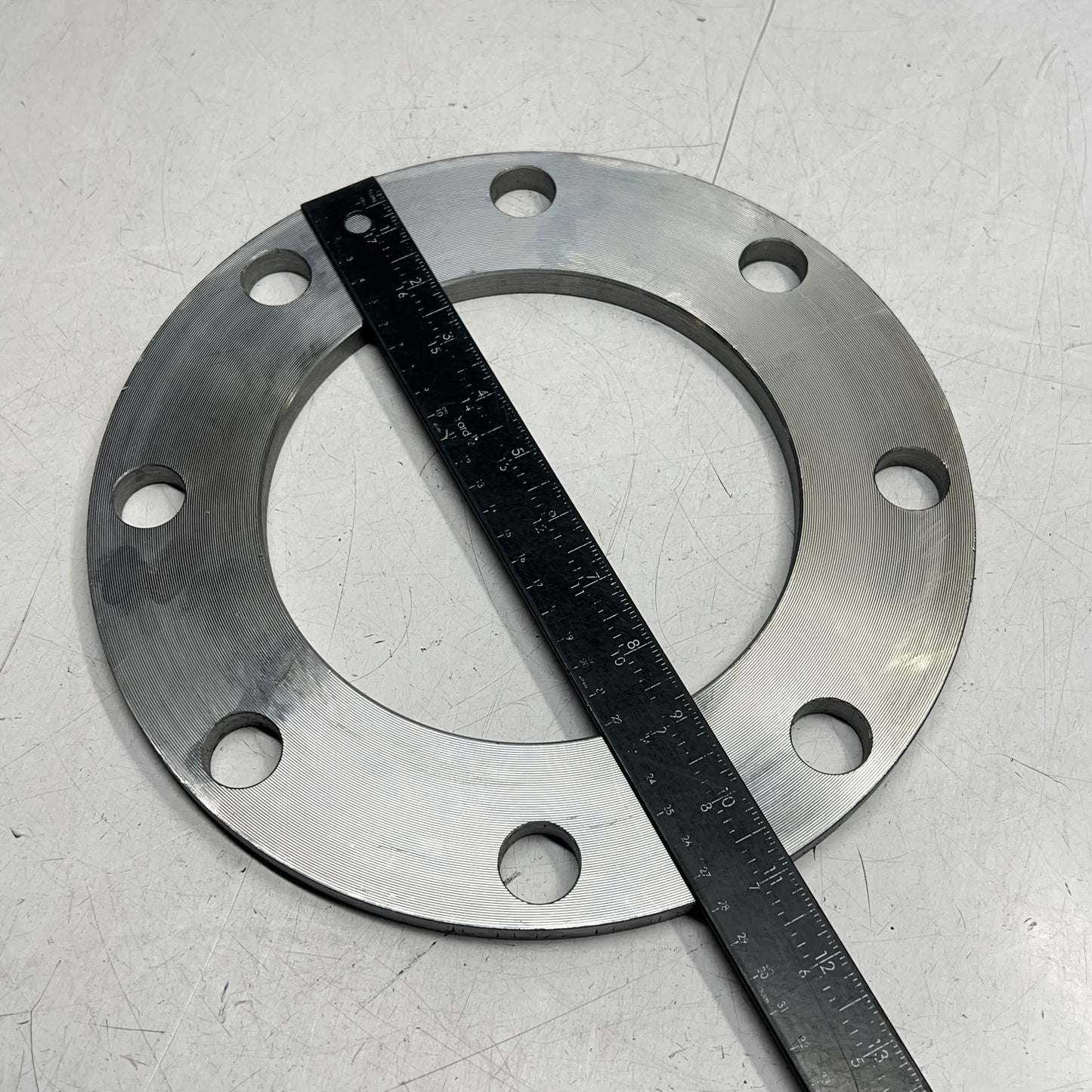 Carbon Steel Plate Flange 6.72" Bore ID  6" IPS IC-FL1/2 PL-IPS 6.72-6 CS 613Y