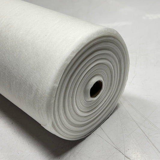 TAYMARK Lightweight Flame Retardant Non-woven Decorating Fabric 59"x100yd White