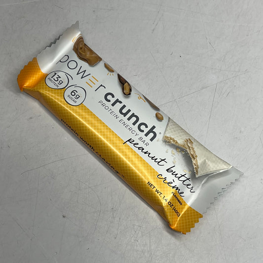 ZA@ POWER CRUNCH  (12 PACK) Wafer Whey Protein Energy Bar Pre/post Workout BB 07/26