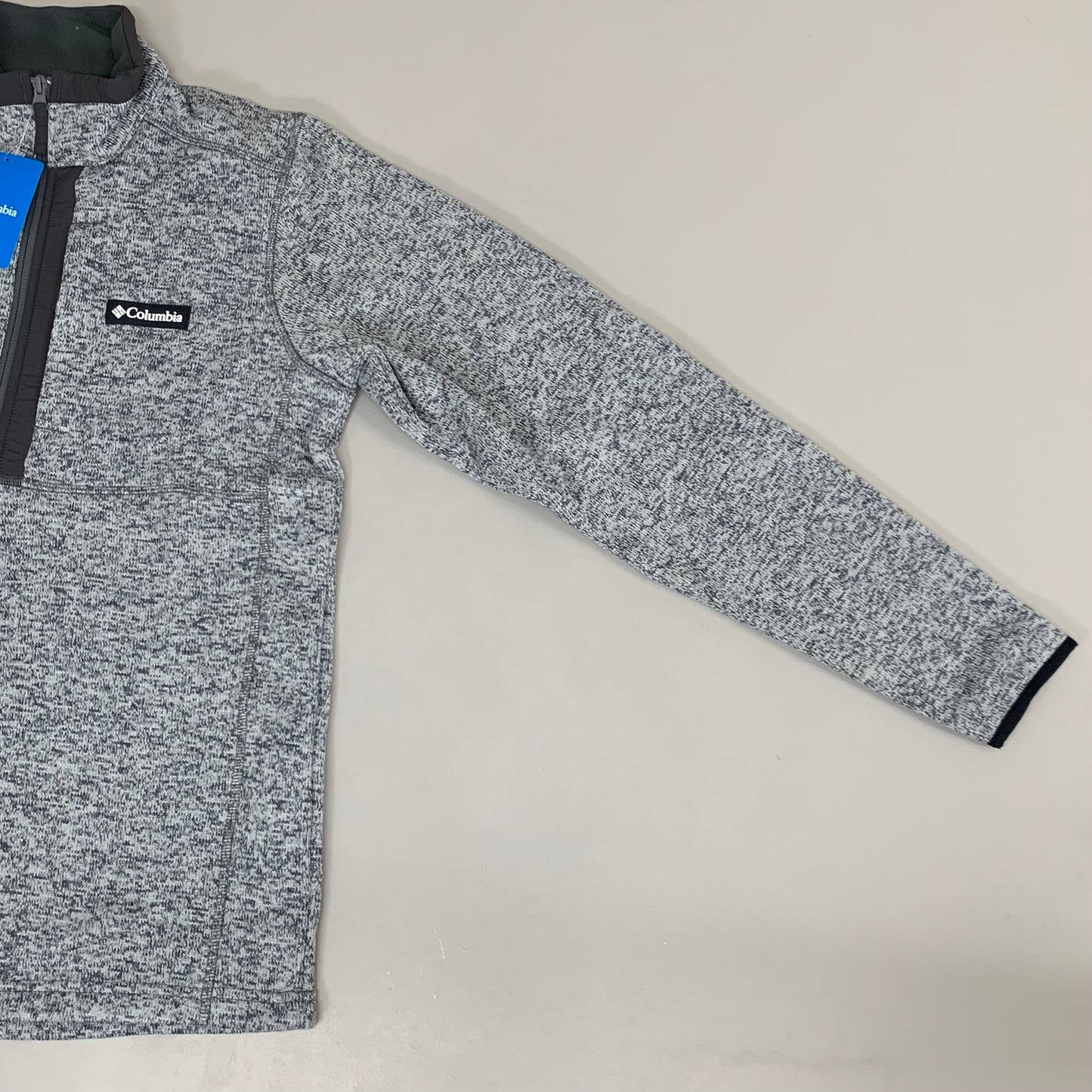 COLUMBIA Sweater Weather Fleece Full Zip Jacket Men's Sz M Heather Grey